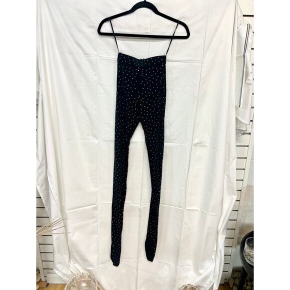 NWOT Alex Perry Embellished Cutout Bodycon Minidress & Leggings Black 8 UK /US 4 - Picture 9 of 12